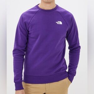 The North Face Mens Classic Raglan Sweatshirt Casual Round Neck Sweat Jumper